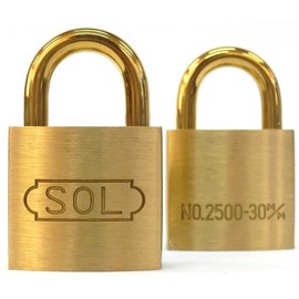 SOL – Hard Cylinder Lock Same Key 2 Pcs NO. 2500 30 mm