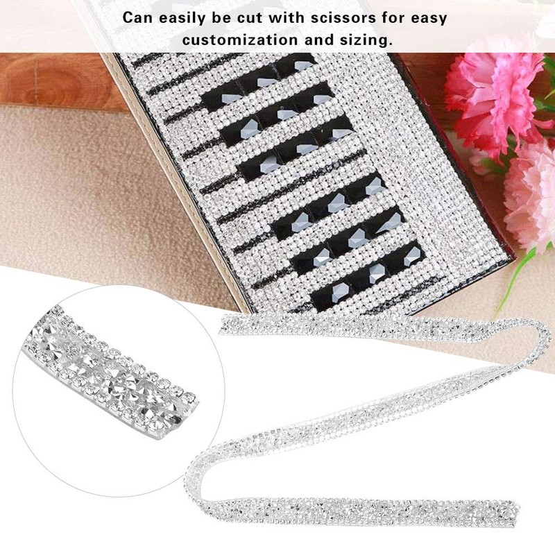 Diamond Ribbon, Rhinestone Acrílico Diamond Ribbon Sparkle para Accesorios de