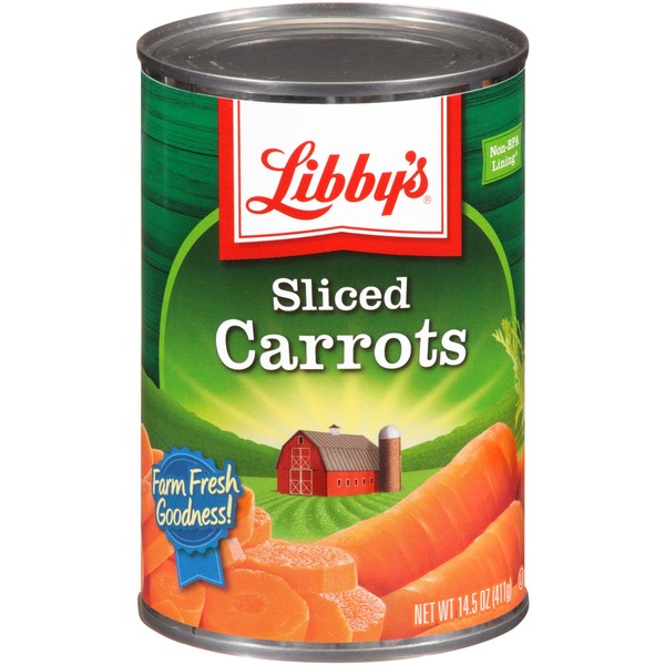 Libby's Sliced Carrots, 14.5 Ounce (Pack of 12)