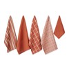 DII Kitchen Set, Cotton, Spice, Dishtowel, 18x28 Dishcloth, 13x13