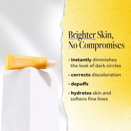 Derma E Vitamin C Perfecting Eye Cream Anti Aging Dark Circle Treatment 0.5oz