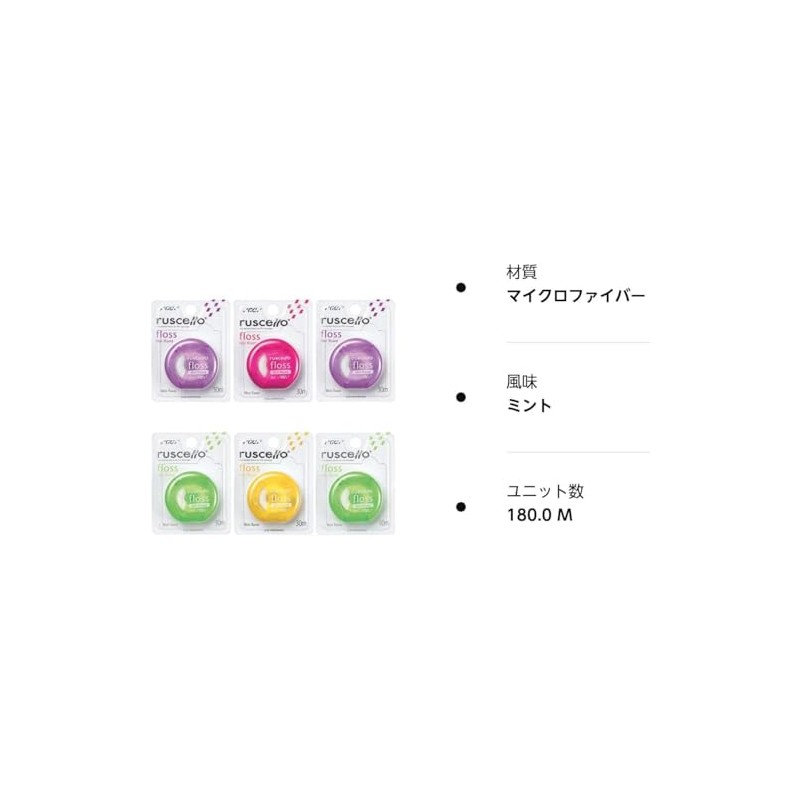 GC Lucello Floss Mint Wax 30m x 2 Packs