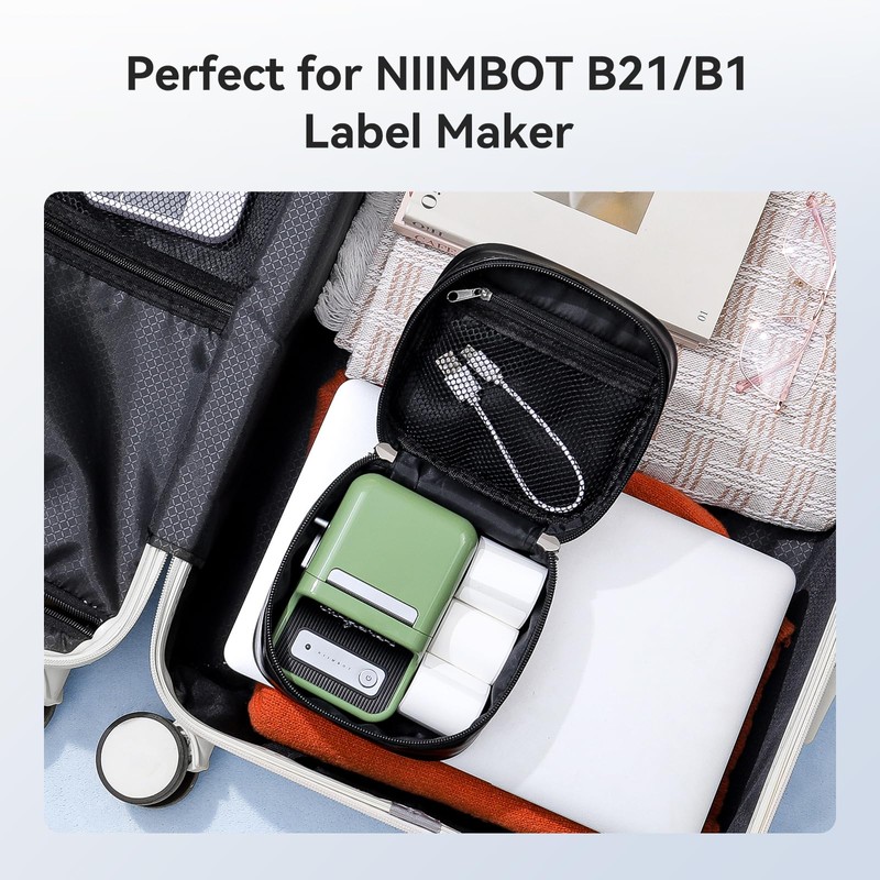 NIIMBOT Case Compatible with B1/B21/B3S Label Maker, Portable Carrying Bag