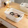 Tyminin Plastic Storage Baskets with Handles, Set of 12 Mini