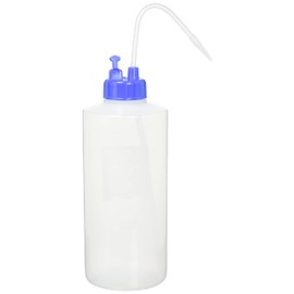 Yasumoto Kasei NT Cleaning Bottle, Color Cap B Type (With Cook), 33.8 fl oz (1000 ml), Cobalt Blue #8