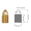 5Pcs 3D Printer Brass Nozzles Tight Connection Heat Resistant 500℃