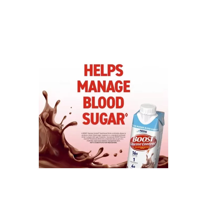 Boost Glucose Control Nutritional Shakes - Rich Chocolate - 8