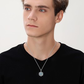 YAFEINI Compass Necklace 925 Sterling Silver Celtic Knot Necklace Graduation Friendship Talisman Travel Necklace Inspirational Graduation Gift Jewellery Gifts for Women, Not known.