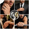 GTMJ 2PCS Wedding Band Stainless Steel Ring for Men Women-Hypoallergenic