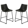 Cortesi Home Safi Counterstools, 24" Black
