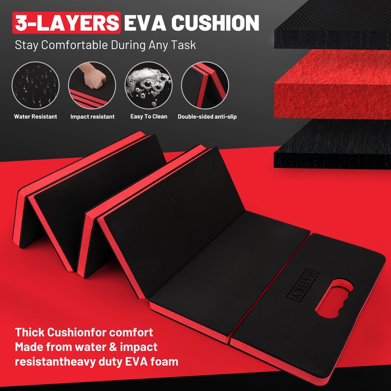 HAISKY Extra Thick Kneeling Pad for Working Under Car, 47.2