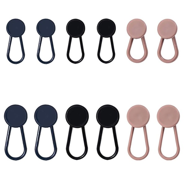 12 PCS Button Extender for Trousers Adjustable Waist Pants Button
