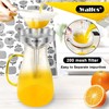 WALFOS Multi-use Stainless Steel Kitchen Funnel with 2 Removable Strainer