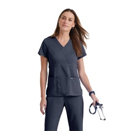 Grey's Anatomy Womens Scrubs, Steel, Medium