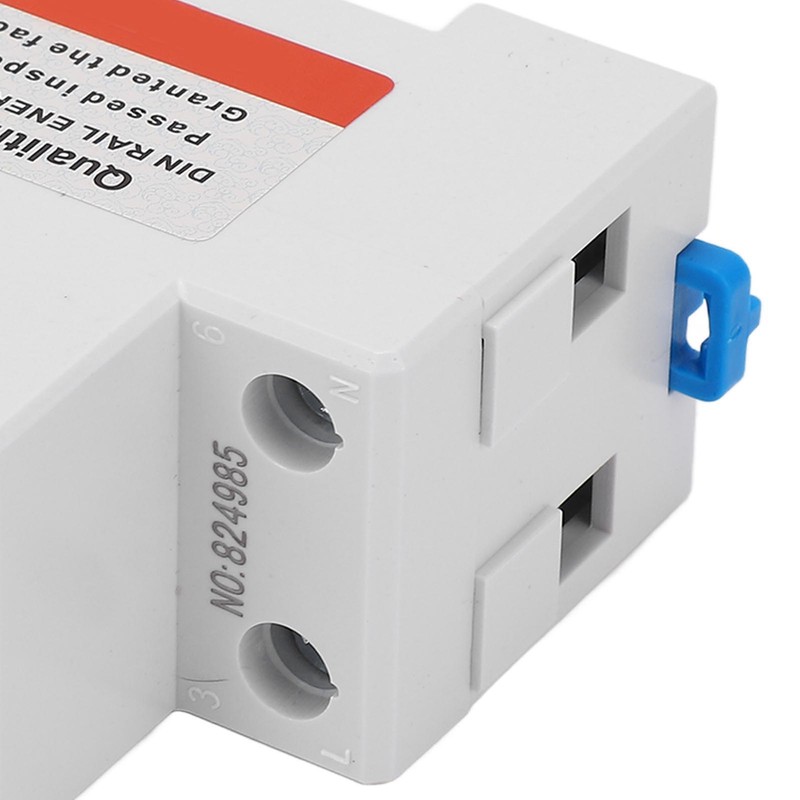 LCD Digital Electricity Meter Single Phase 2 Pin DIN Rail