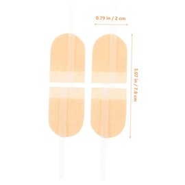 Baluue 6pcs Zip Closure Butterfly Bandages for Quick Wound Care Strong Adhesion Breathable Portable Skin Closure Strips for Sensitive Skin and Emergency Kits