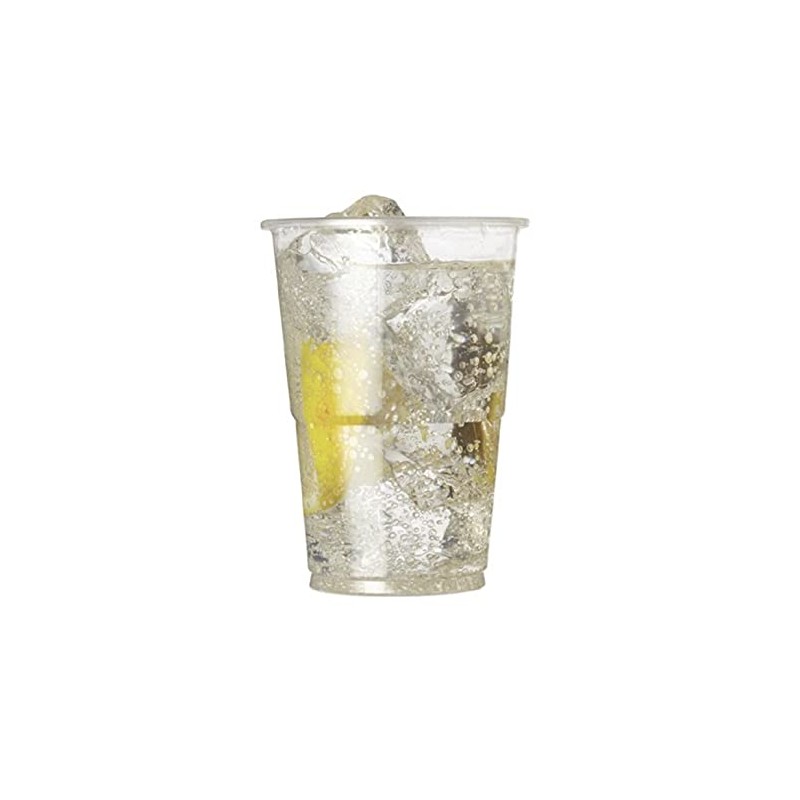 eGreen 100 Premium Disposable Cups, Strong Extra Clear Polypropylene (PP)