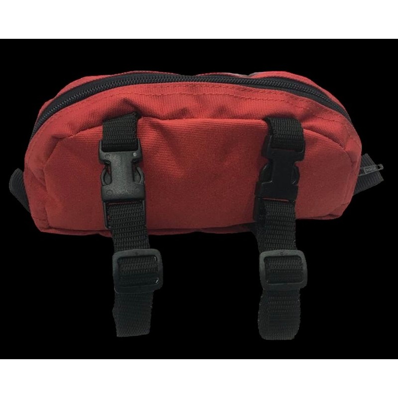 Majestic Ally Reflective Nylon Saddle Bag for Saddle Accessories (Red)
