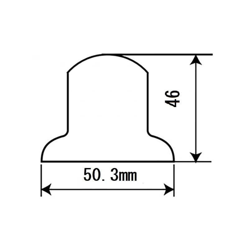 pa-man CS33BK Nut Cap Nut Cover, 1.3 inches (33 mm),