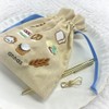 Gakken Stayful Drawstring Annas Embroidered Mini Drawstring Pan F13040