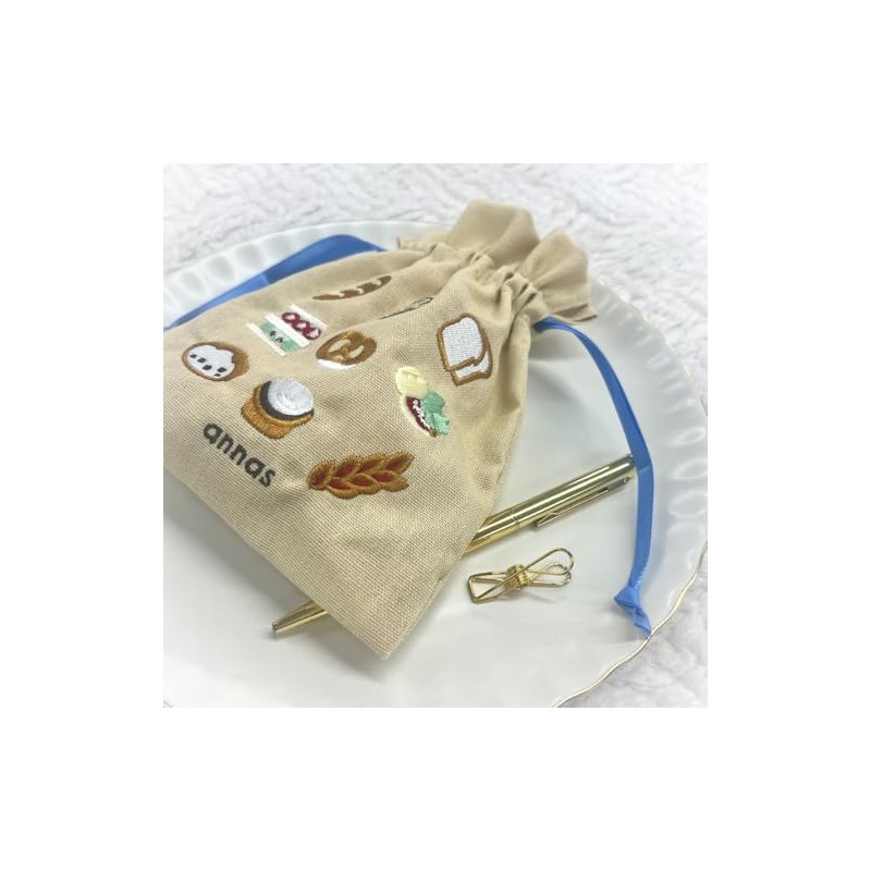 Gakken Stayful Drawstring Annas Embroidered Mini Drawstring Pan F13040