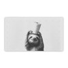 INDAJEDN Funny Sloth Bathtub Mat Non Slip 15.7x27.6 Inch, Bath