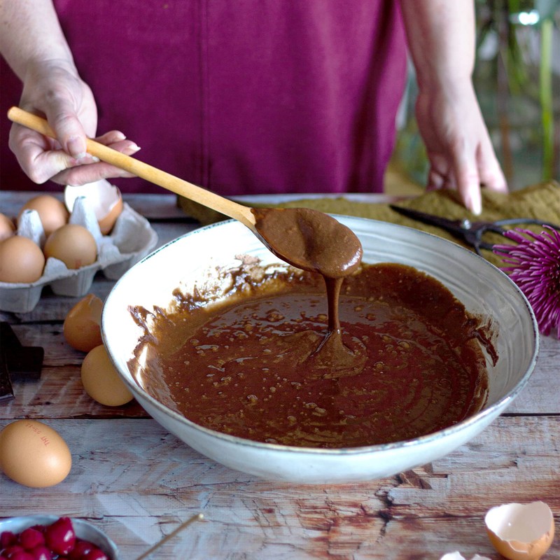 Bamboo Serving/Cooking Utensils - B3 - Round Handled Spoon -