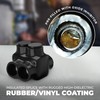OhLectric Black Insulated Splice Connector with Pre-Filled Oxide Inhibitor Rubber
