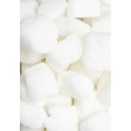 India Tree Non-GMO Fair Trade White Sugar Cubes - 1.1 lb Container - Pure Cane Sugar Rough-Cut Cubes for Coffee, Tea, Cocktails, Beverages, and Entertaining
