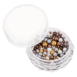 Healvian Unique and Chic Nail Art Charms Pearl Nail Charms for Manicure for DIY