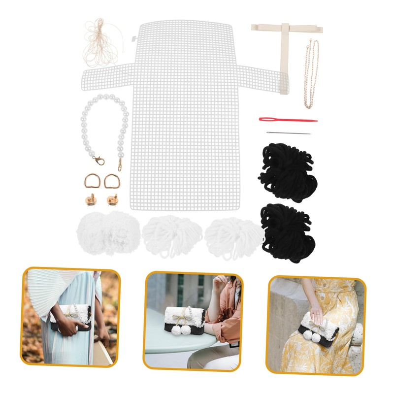 LALAFINA 1 Set DIY Bag Making Kit Craft Your Own