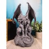 Ebros Warden Large Cathedral Guardian Crouching Winged Gargoyle Statue 12.5"H