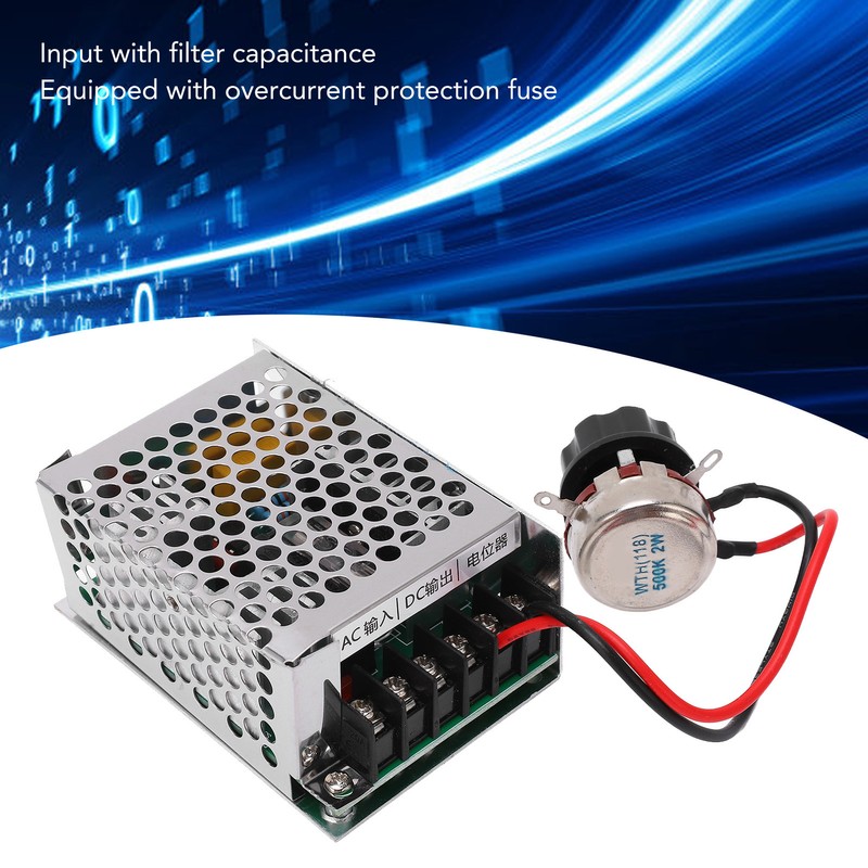 DC Motor Speed Regulator Overcurrent Protection Lightweight Portable Motor Speed