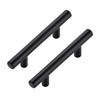 JOY DECOR 10 Pack Cabinet Handles, Black Cabinet Pulls, 3