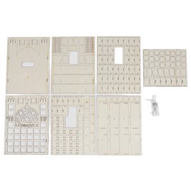 Wooden Ramadan Calendar 30 Storage Drawers LED Light Decorative DIY Countdown Eid Calendar for Home Party