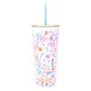 Lilly Pulitzer Double Wall Tumbler with Lid and Reusable Straw,