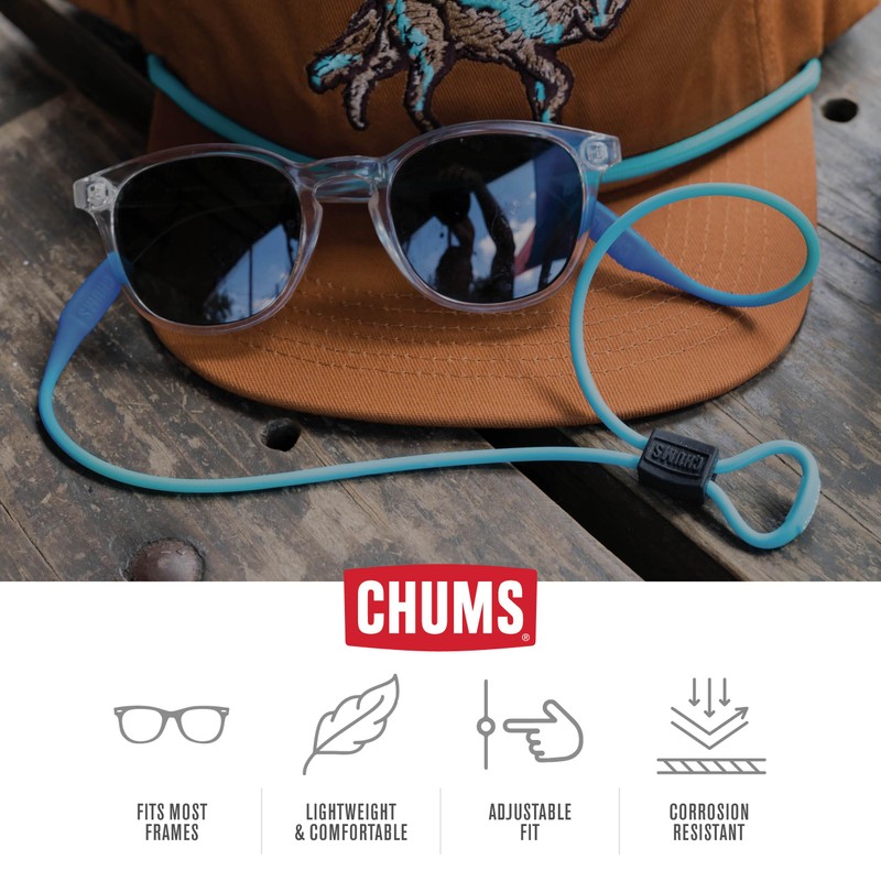 Chums Slim Retainer - Adjustable Eyewear Keeper - Thin Silicone