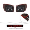 RT-TCZ Smoked Black Tail Light Lamp Cover Guard Trim Decoration