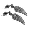 Akusetia Simple Men Women Stud Feather Wings Wings Wings Earrings,