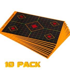 Highwild Sight in Splatter Paper Targets - Splash Effect of Multiple Colors - 12x18 Inch (10 Pack)