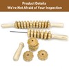 Kootinn Manual Wooden Fascia Massage Roller Trigger Points for Release