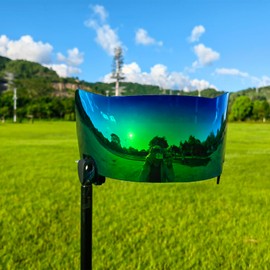 GIKYTEC Football helmet visor Anti-Fog Scratch Resistant Used for riddell speed flex helmet - Football for Youth & Adult (revo green)