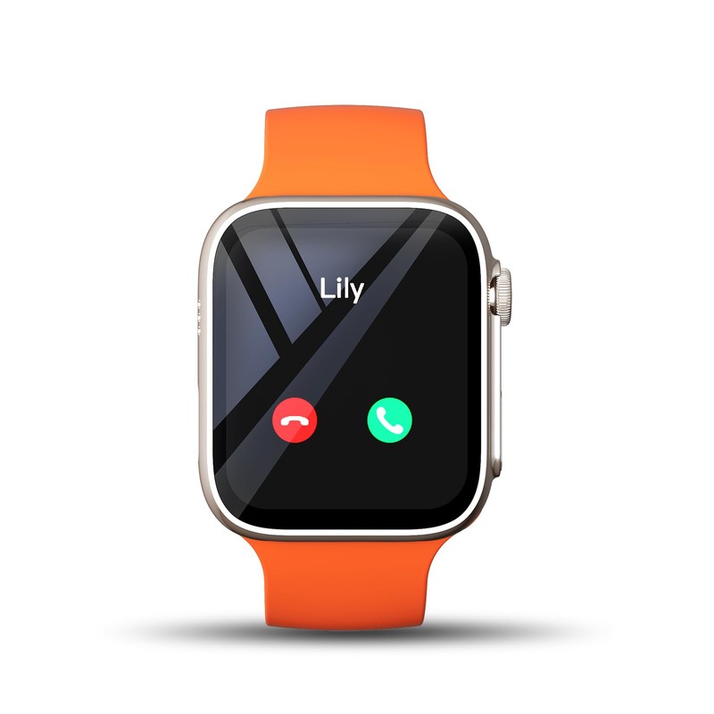 Smart Watch with Bluetooth Call/Make Calls, 1.85" HD Full-Touch Display,