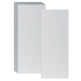 PATIKIL 12 Inch x 4.7 Inch Hot Foil Paper 200 Pcs Toner Reactive Foil Hot Stamping Foil by Laser Printer for Scrapbooking Craft Card Making Album Decoration,Matt Silver