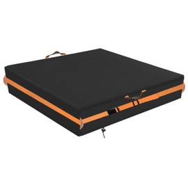 Sandbox Cover, Outdoor Large Sandbox Cover for Preschoolers, Waterproof Square SandBoxs Covers for Sand Protection, Featuring Handles, Strap with Buckle, Bottom Drawstring（Black，66" L×66" W×8" H