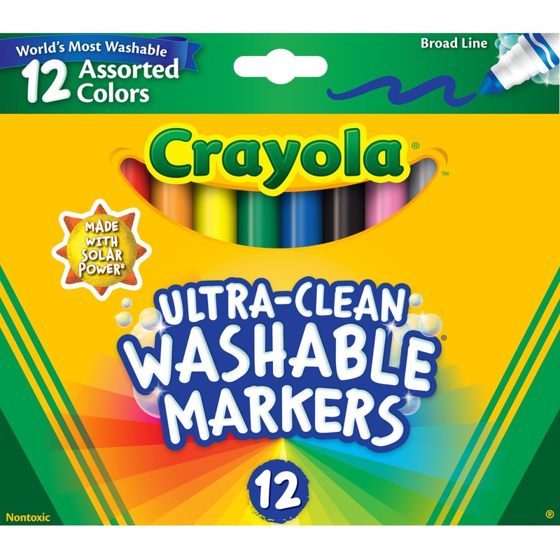 Crayola Ultra Clean Markers 12ct