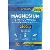 Magnesium Glycinate Supplements 2500mg | 3-in-1 Complex | 523mg Elemental