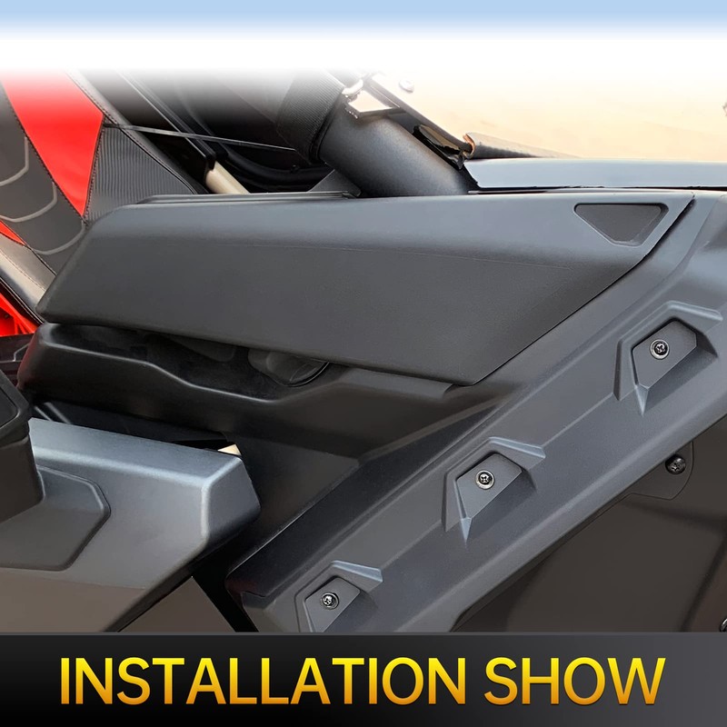 CPOWACE Lateral Gas Cap Cover Compatible with 2017-2025 Can Am