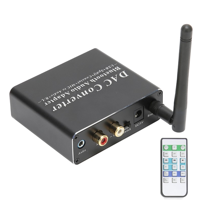 DAC Converter Professional Coaxial SPDIF Optical Input RCA 3.5 mm