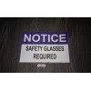 VISX Notice Safety Glasses Sign Sticker Car Decor Vinyl Office